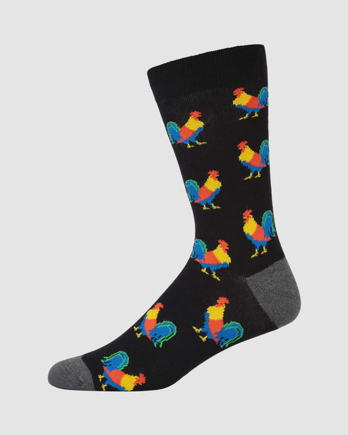 Bamboozld Mens Good Looking Rooster Socks