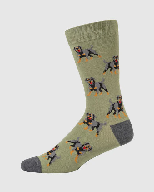 Bamboozld Mens Rottweiler Sock