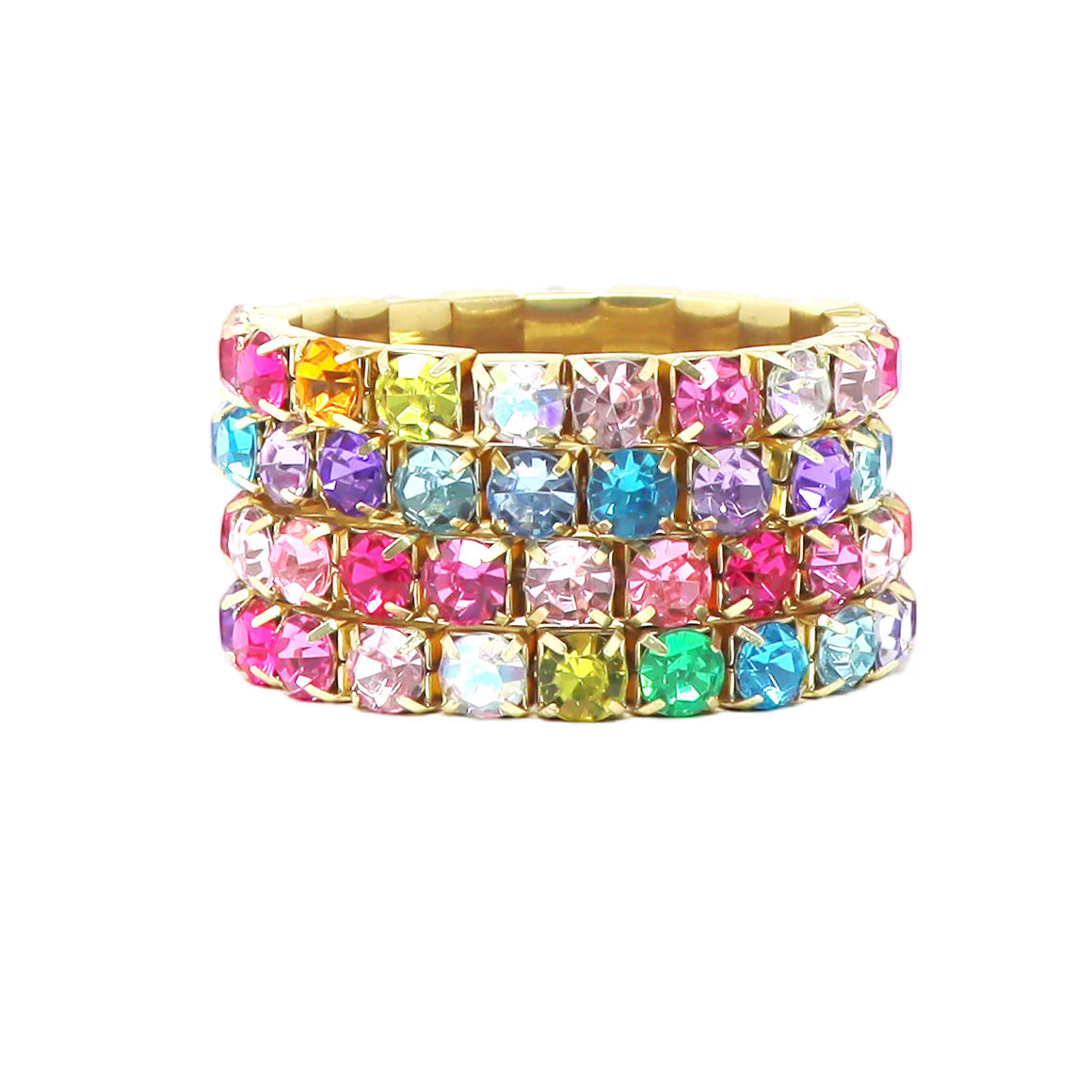Pink Poppy Tween Luxury Bejewelled Bracelet