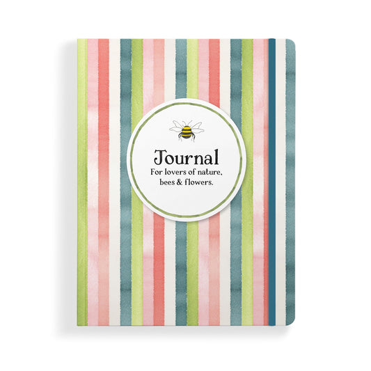 Affirmations Striped Bee Journal
