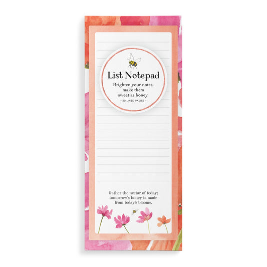 Affirmations Bee List Notepad