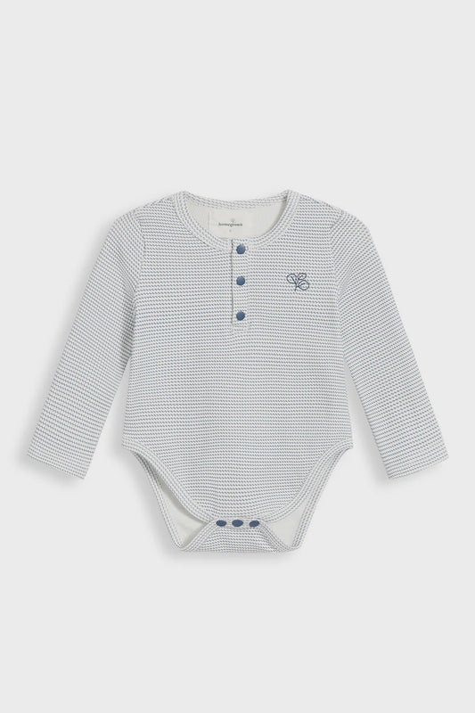 Homegrown Kids Henley Rib Bodysuit