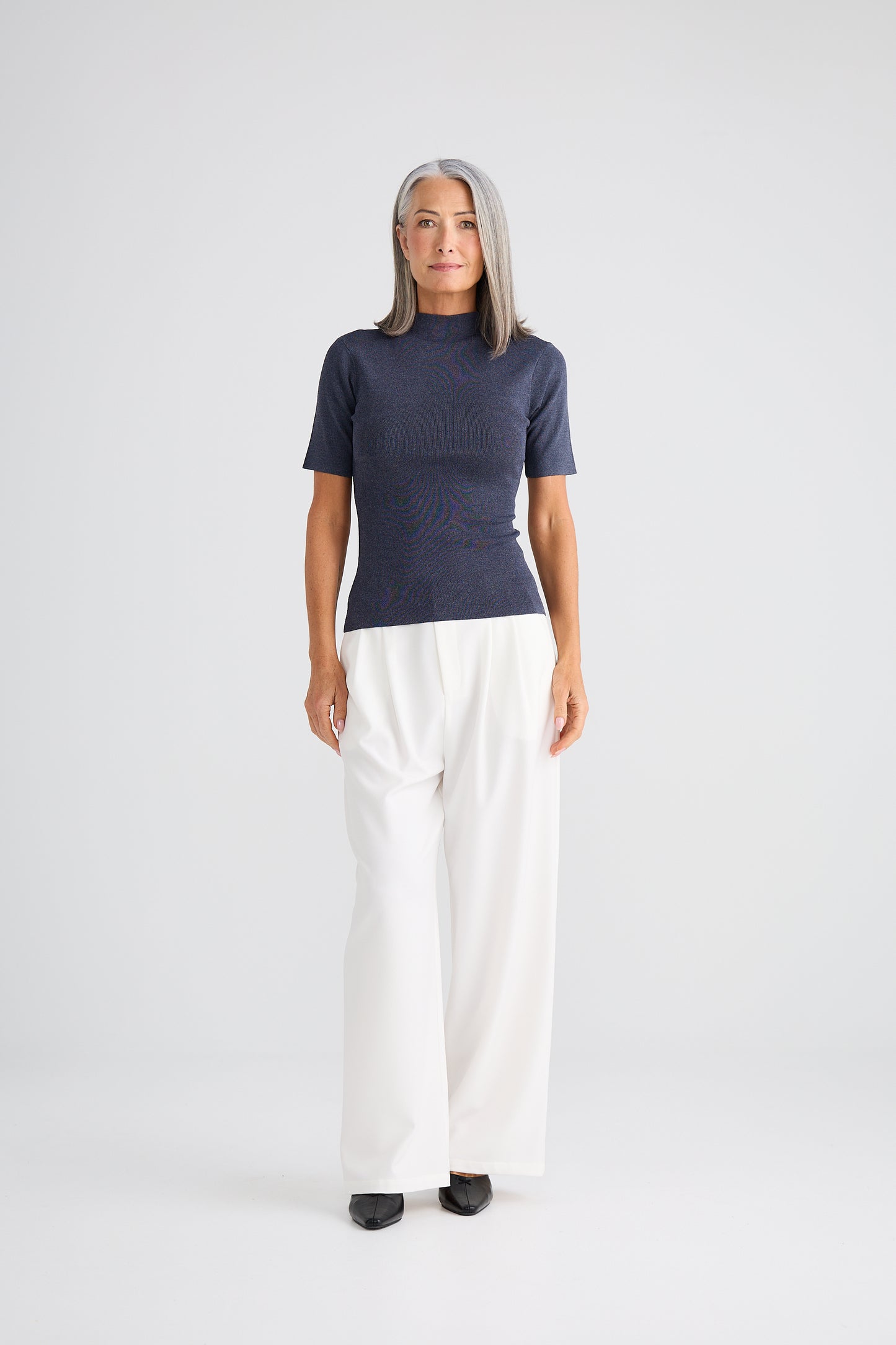 Brave + True Noah Knit Top - Charcoal Marle