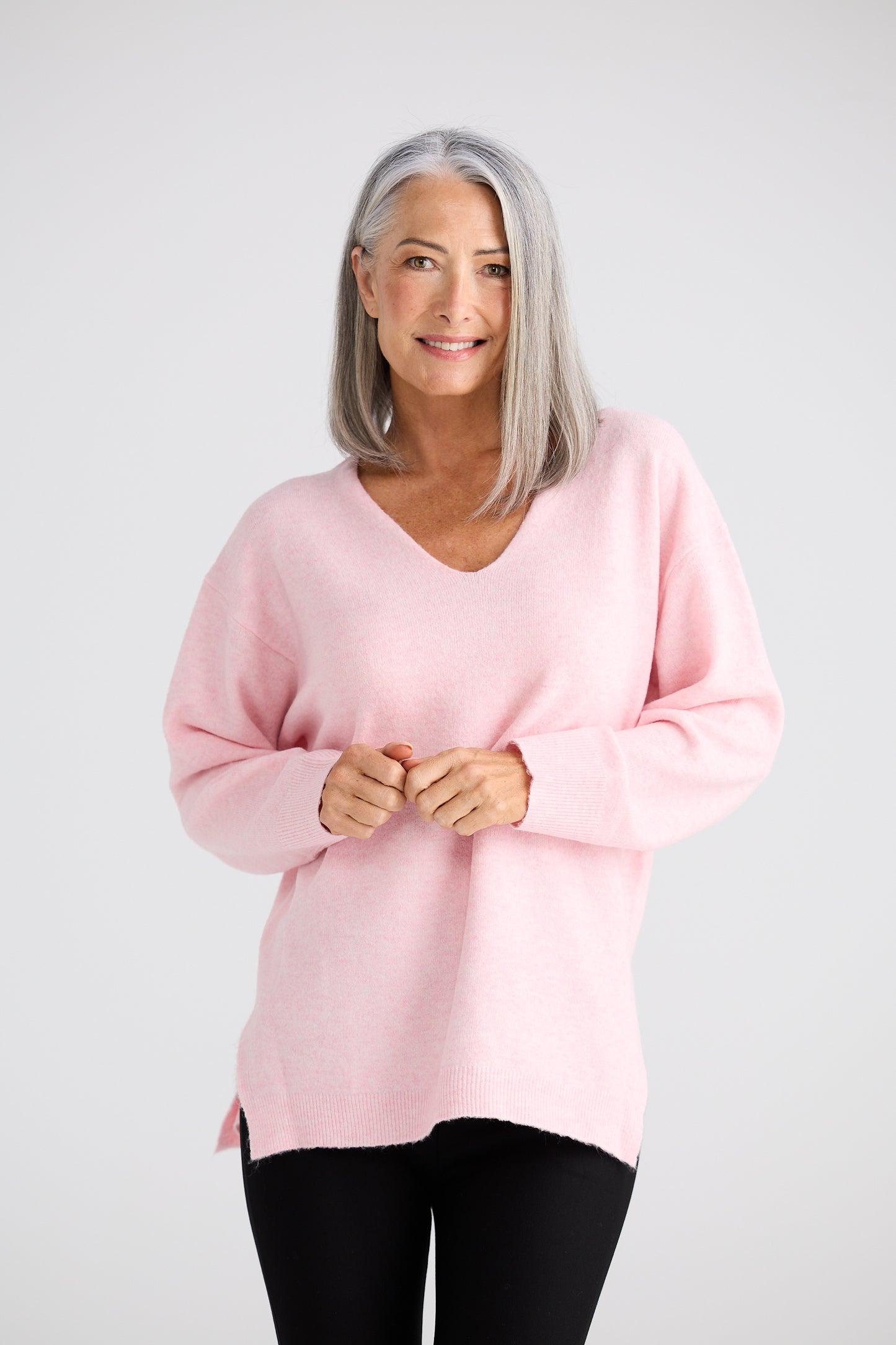 Brave + True Britney Knit - Baby Pink