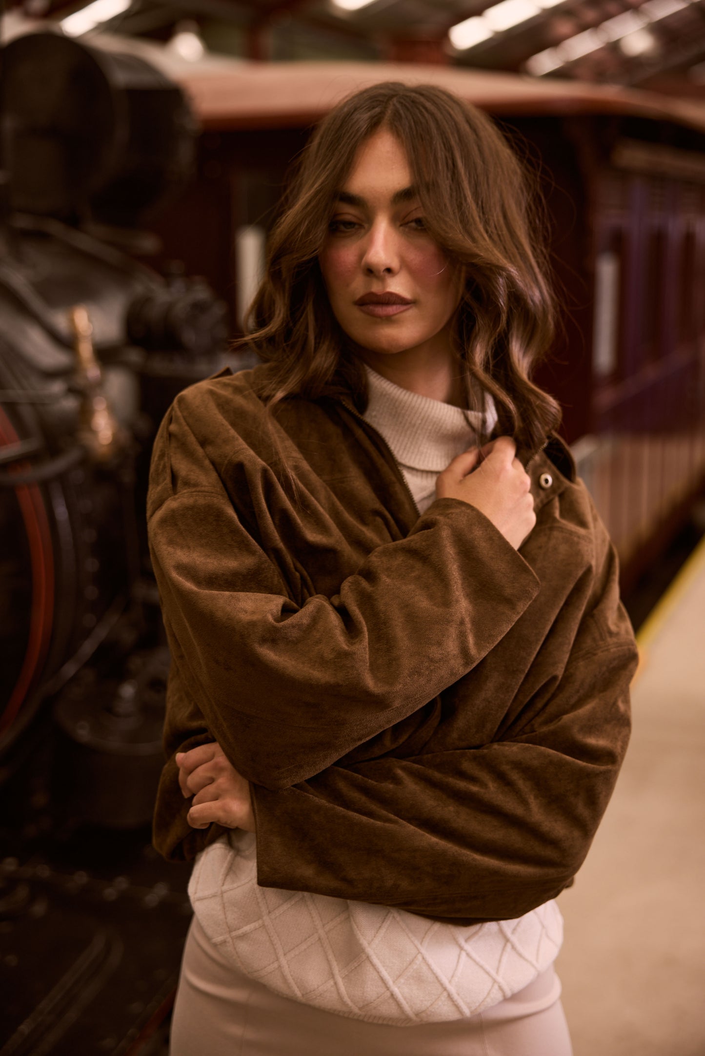 Walker Bomber Jacket Chocolate