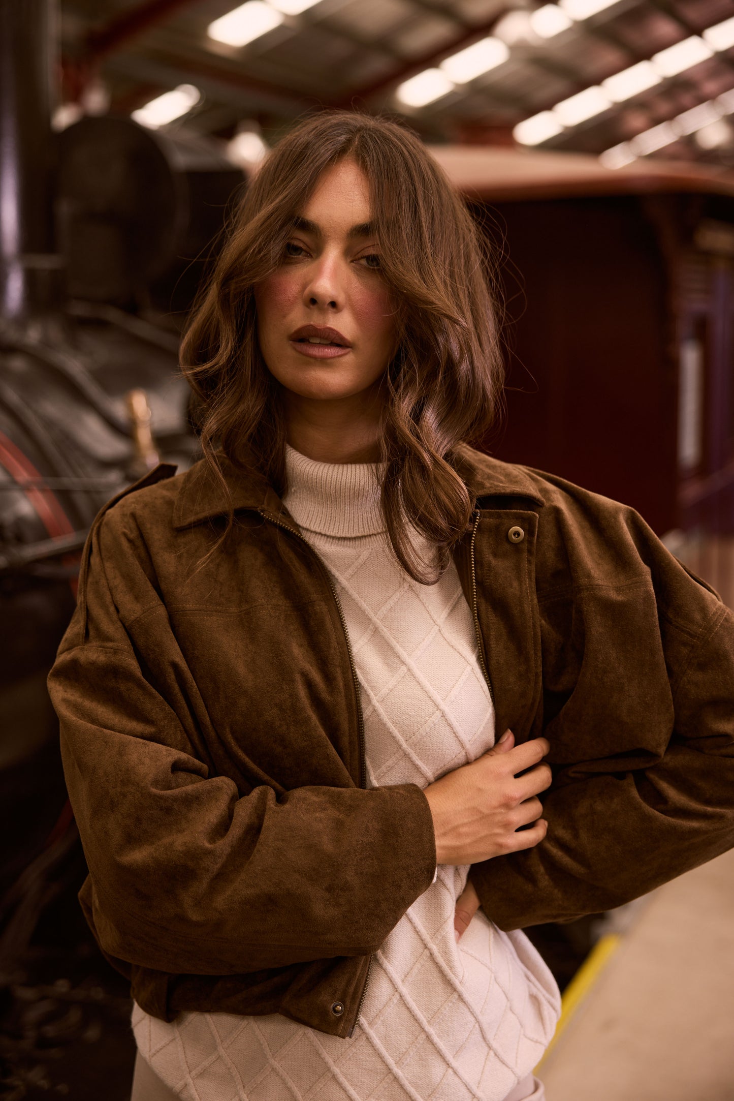 Walker Bomber Jacket Chocolate