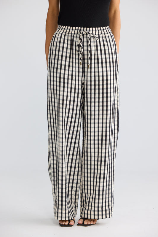 Brave + True Jude Pant Black Gingham
