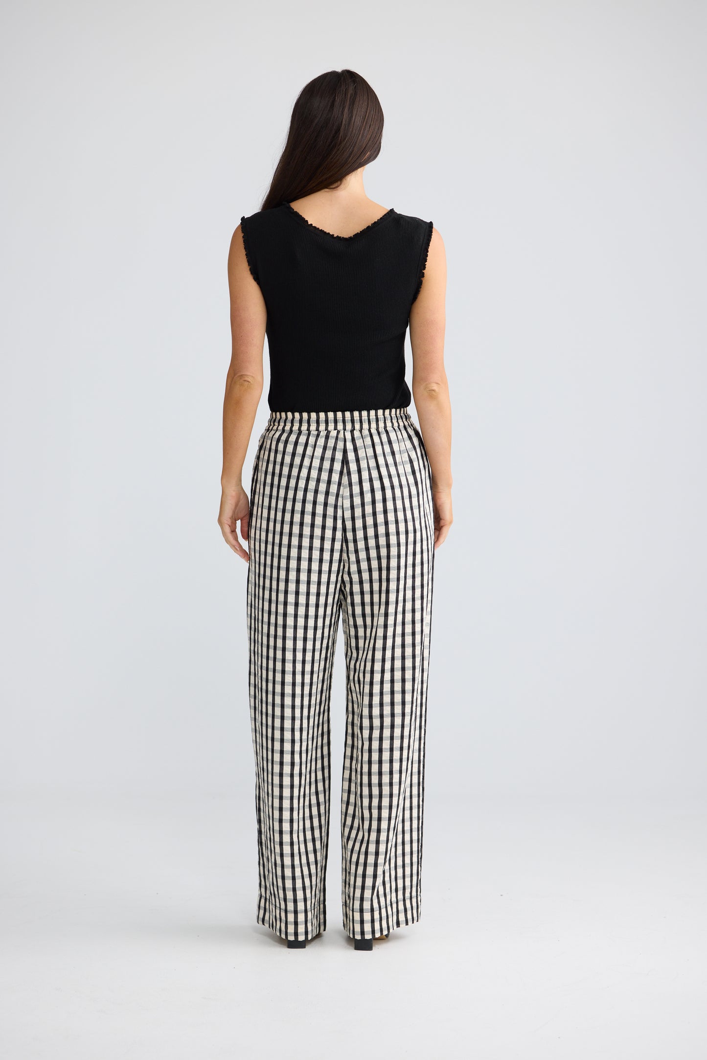 Brave + True Jude Pant Black Gingham