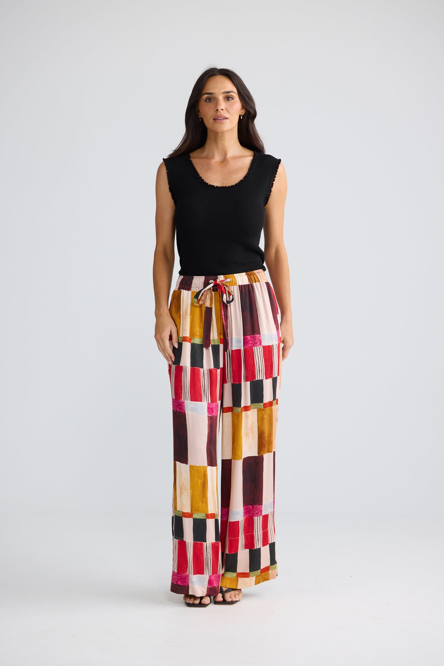 Brave + True Astrid Pant Painterly Geo