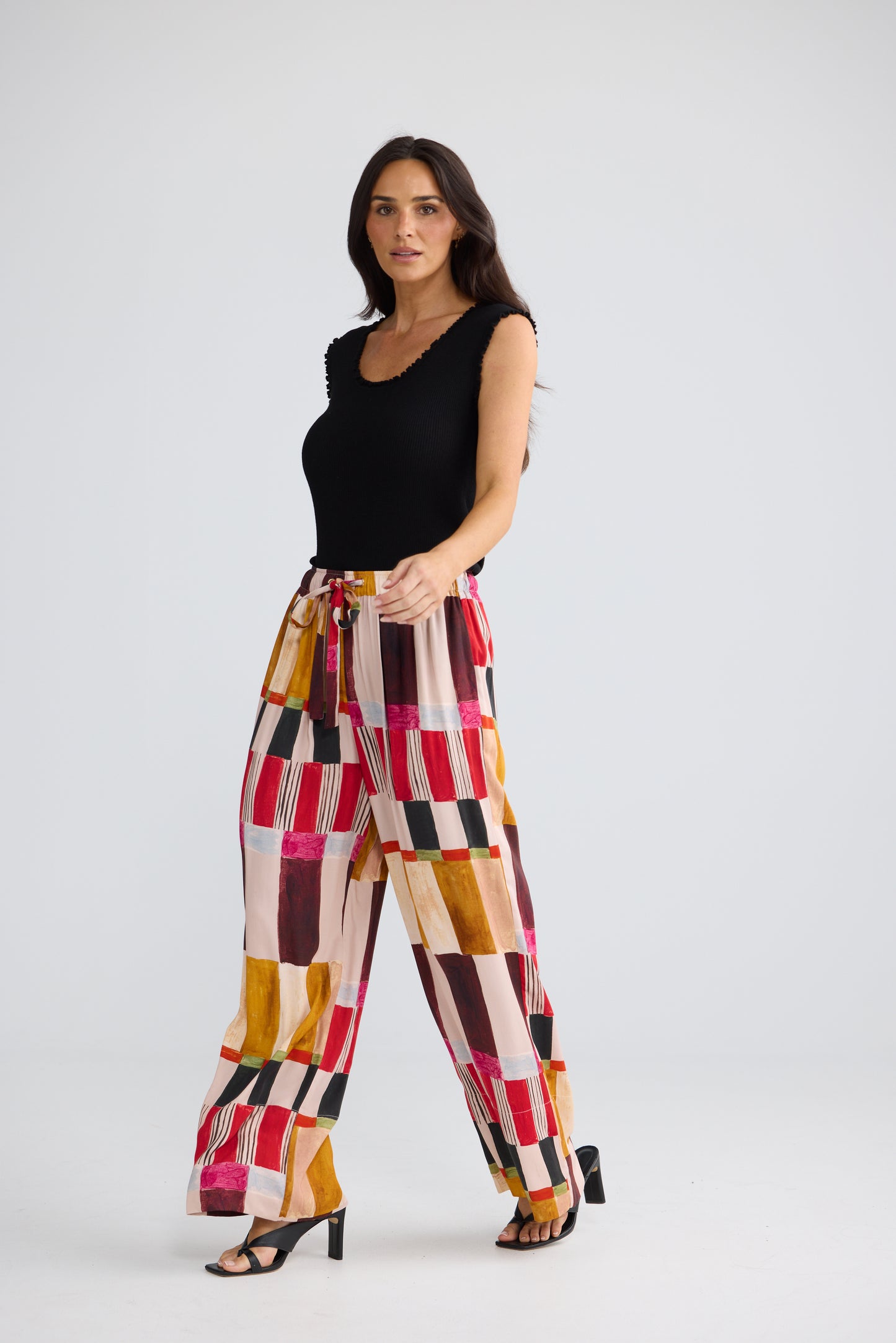 Brave + True Astrid Pant Painterly Geo