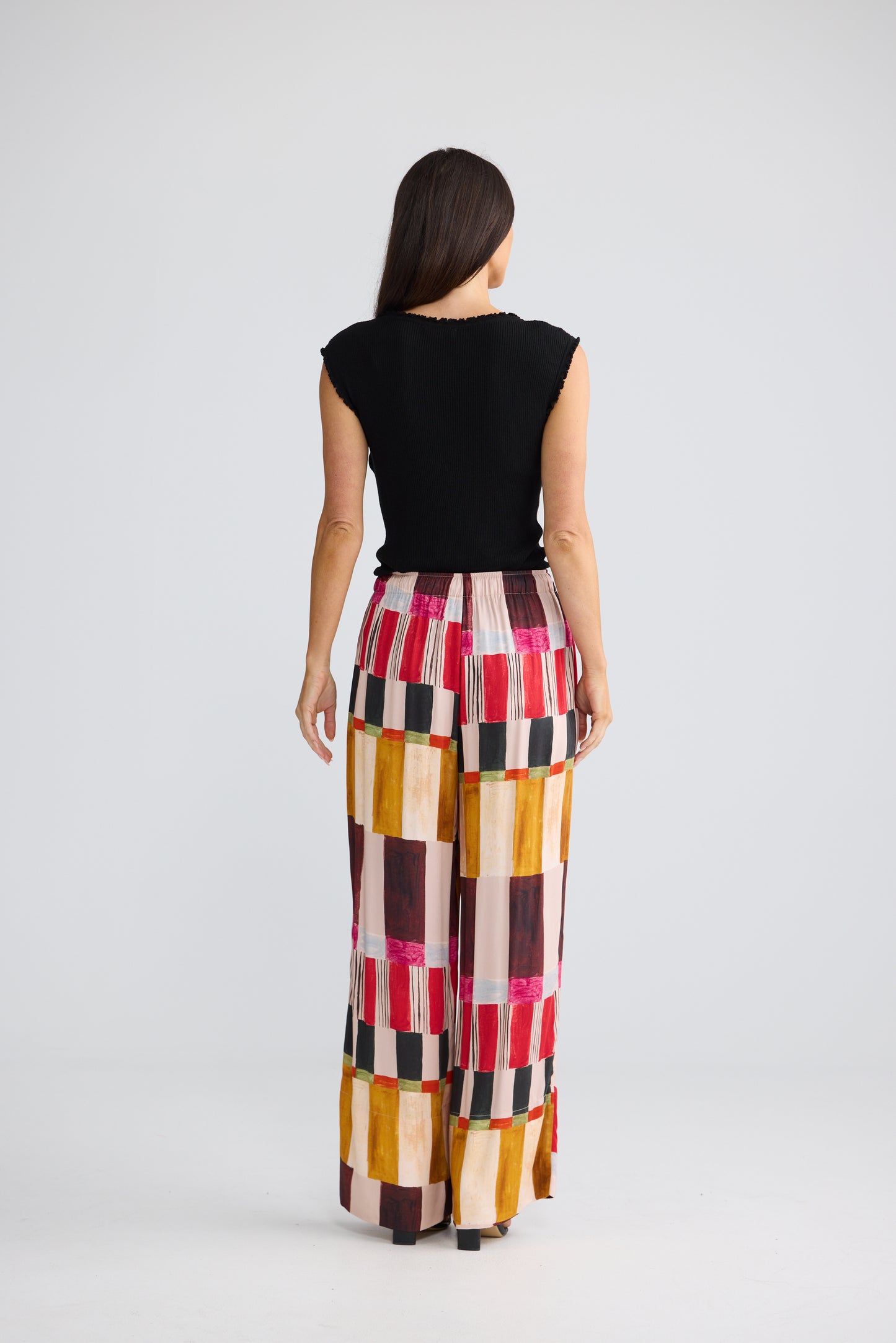 Brave + True Astrid Pant Painterly Geo