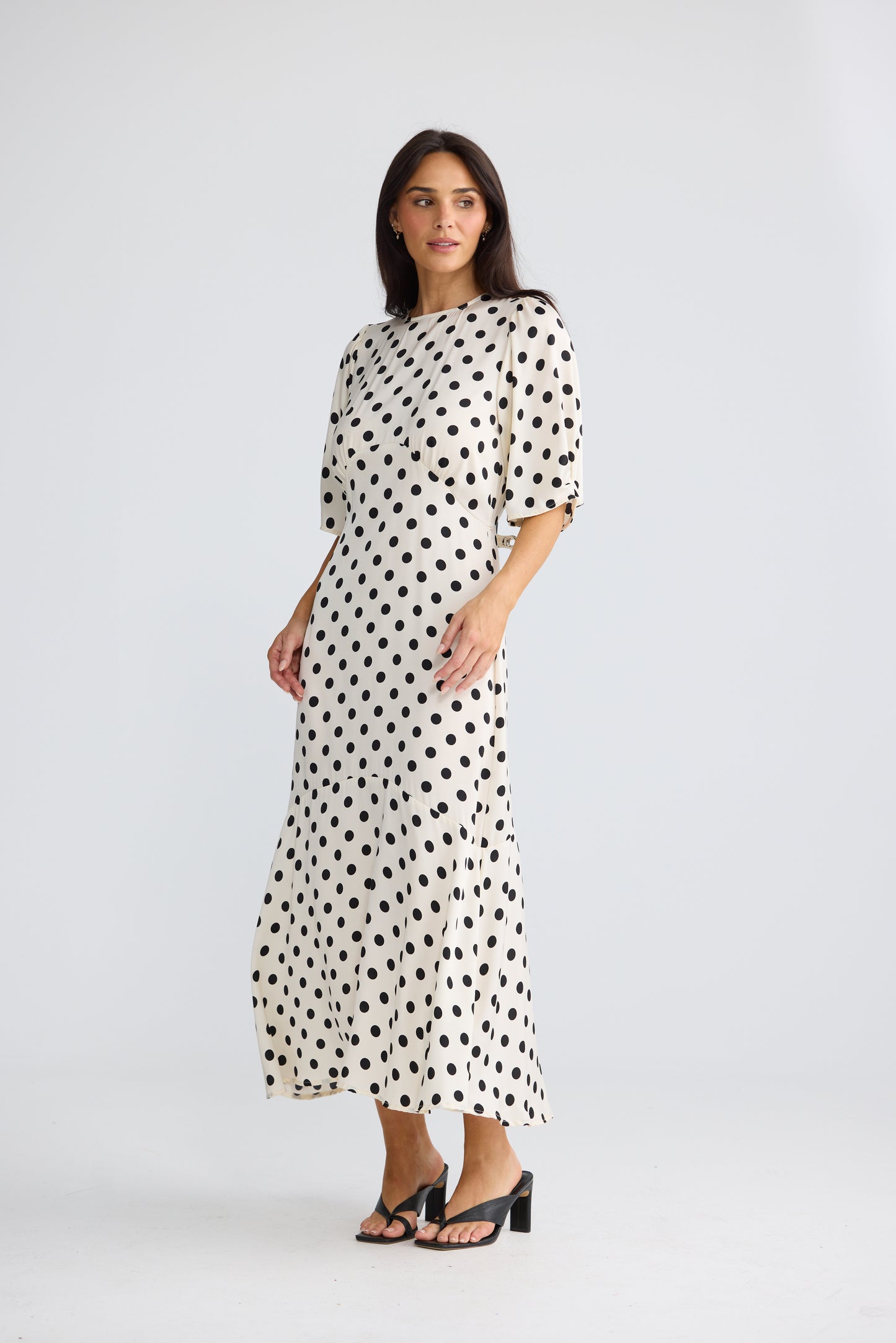 Brave+ True Jocelyn Dress Ivory Spot