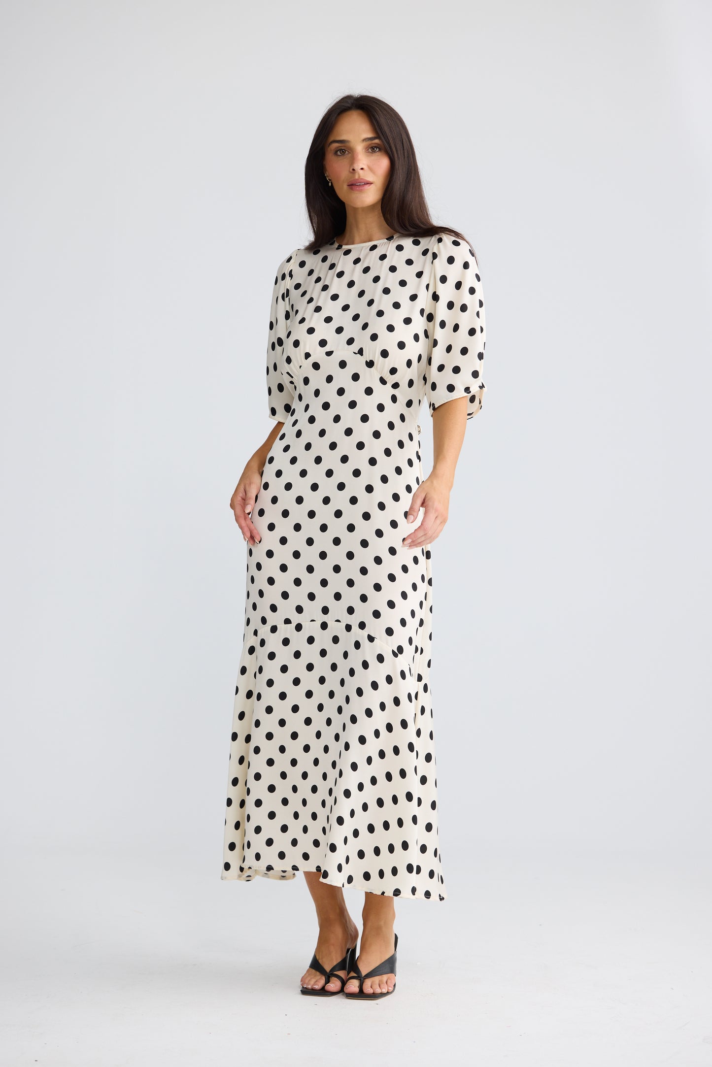 Brave+ True Jocelyn Dress Ivory Spot