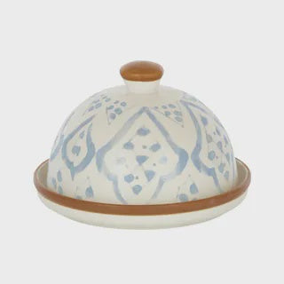 Assemble Aleah Ceramic Cheese/Butter Dome 15 X 10CM Blue