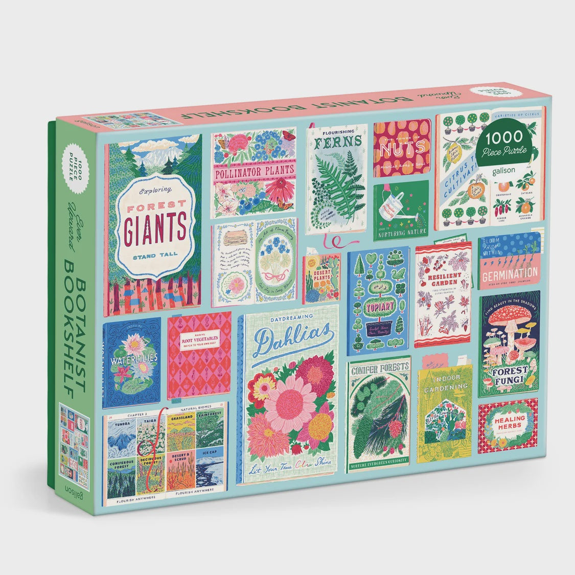 Galison Botanist Bookshelf 1000pc Jigsaw Puzzle