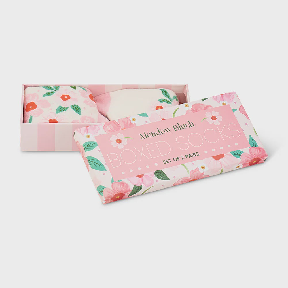 Annabel Trends Boxed Socks Meadow Blush