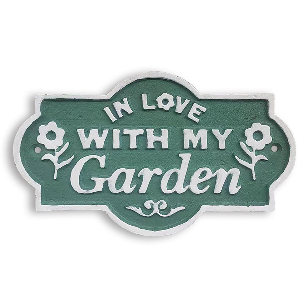 DWBH Cast Iron Sign - Garden