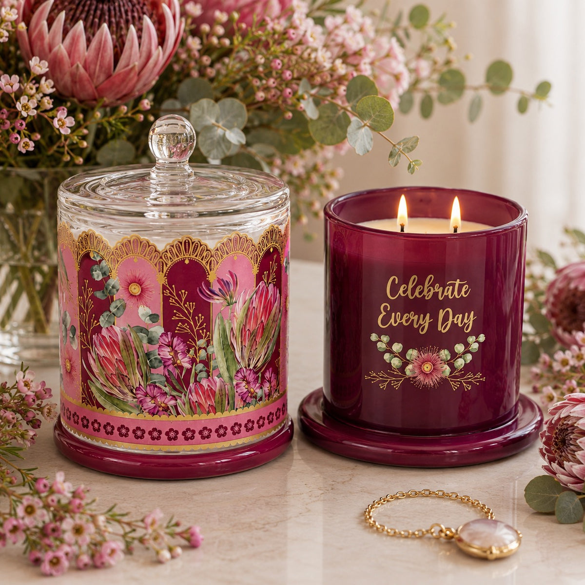 Lisa Pollock Cloche Candles