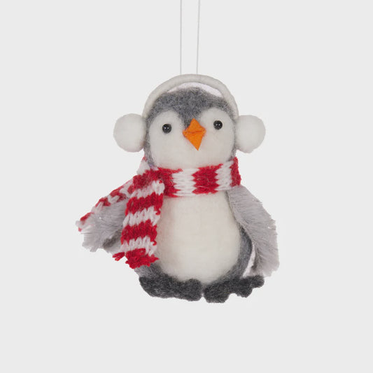 Holly & Ivy Wool Penguin With Headphones