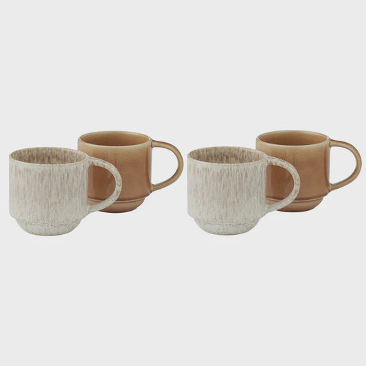 Assemble Calice Set/4 Ceramic Mugs