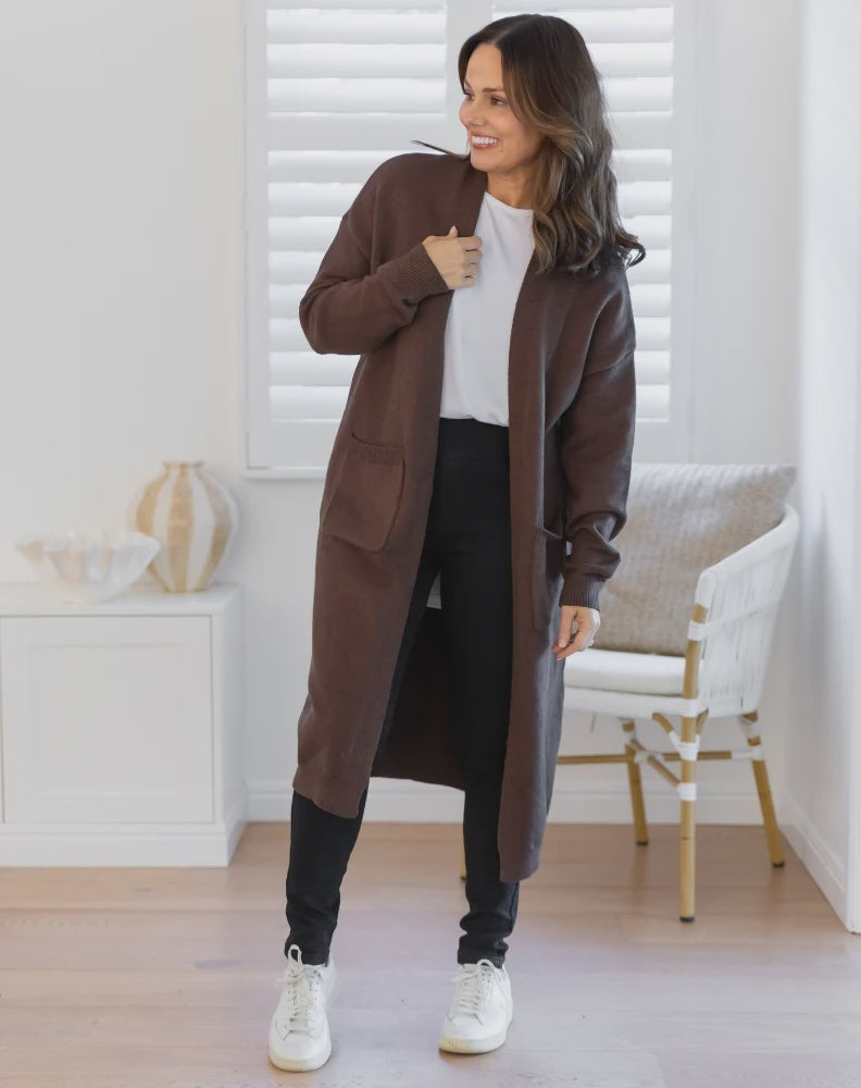 Bee Maddison Calie Knit - Chocolate