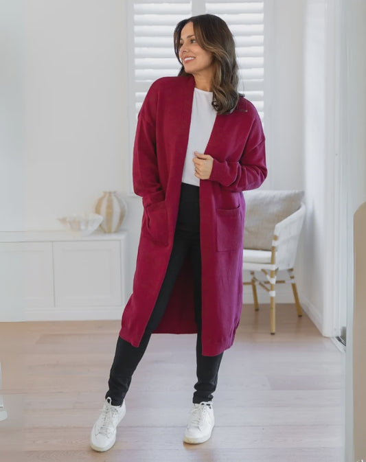 Bee Maddison Calie Knit - Wine