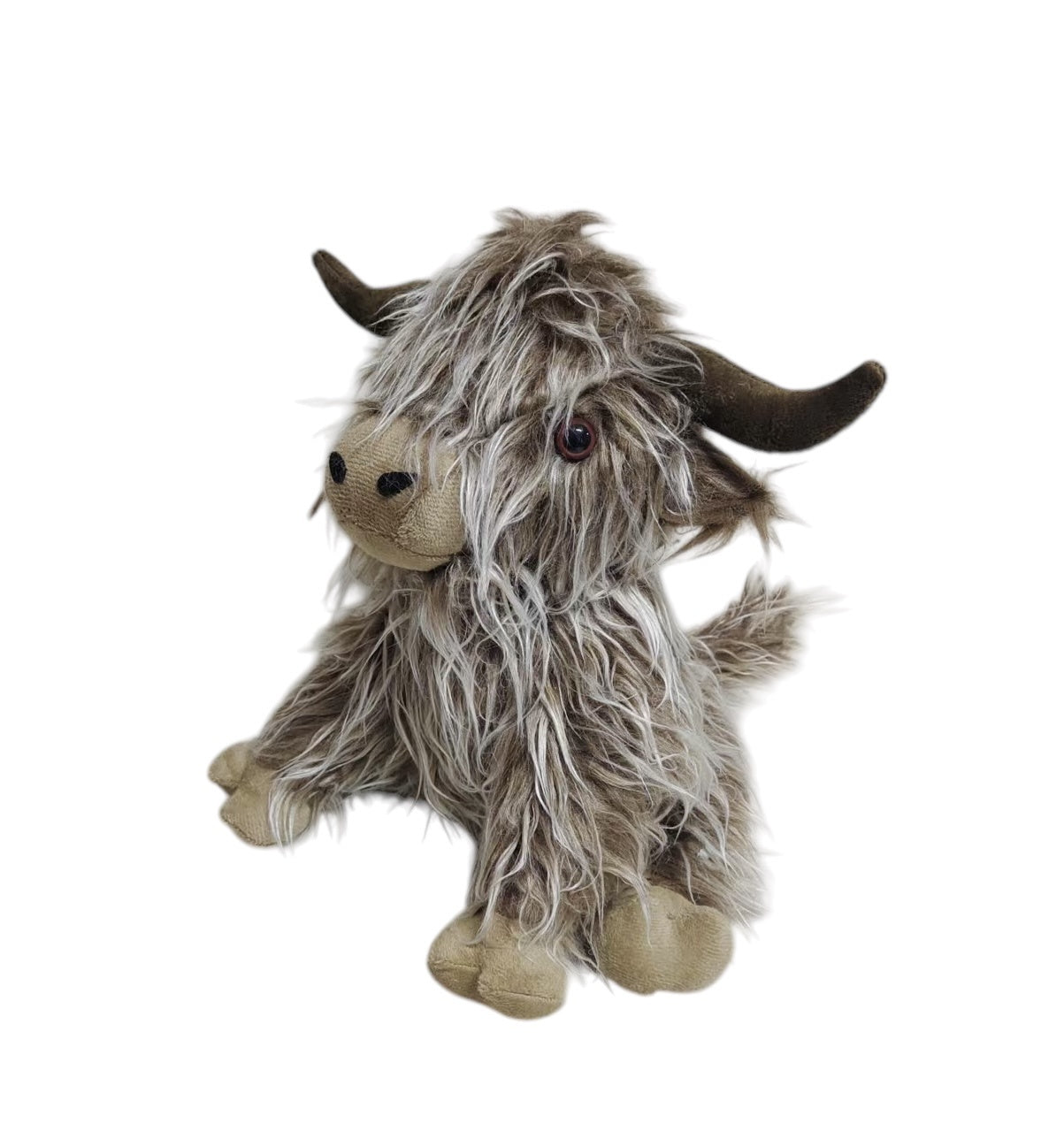 Yellow Rock Shaggy Bull Door Stop