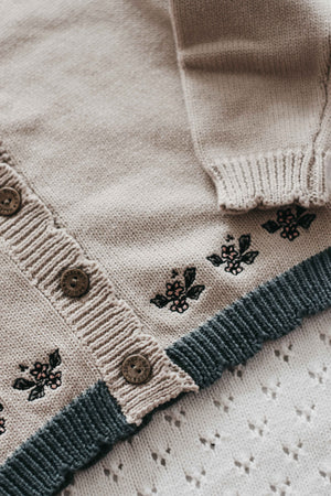 Bencer & Hazelnut Cardigan - April Floral