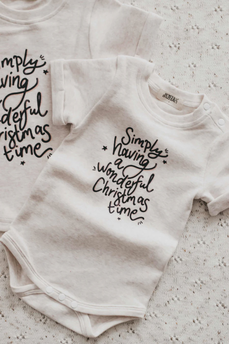 Bencer Bear Bodysuit Simply Having A Wonderful Christmas Time