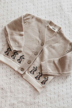 Bencer & Hazelnut Cardigan - Bunny
