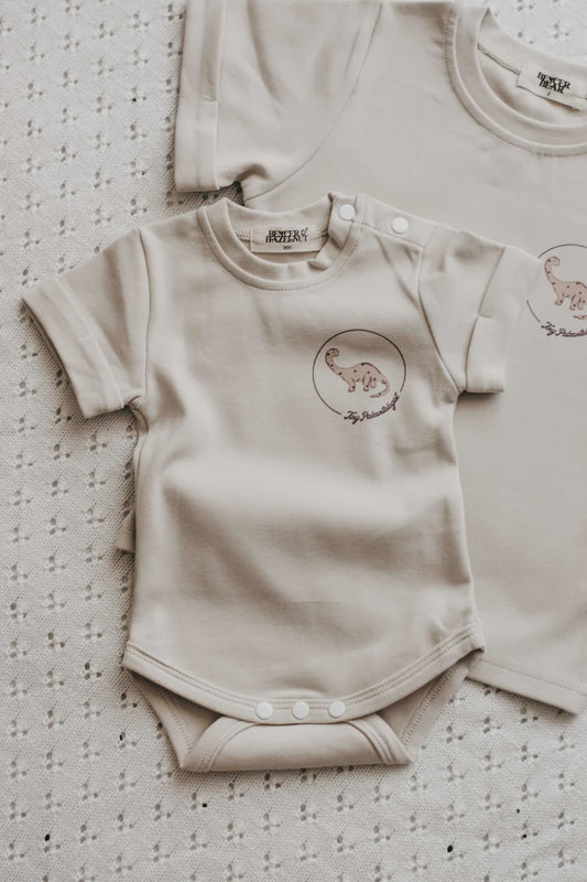 Bencer Bear Bodysuit - Tiny Paleontologist