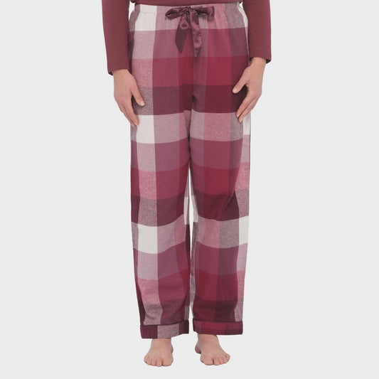 Magnolia Lounge Flannelette Pyjama Pant - Deep Twilight