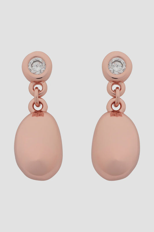 Liberte Sofia Rose Gold Drop Earring