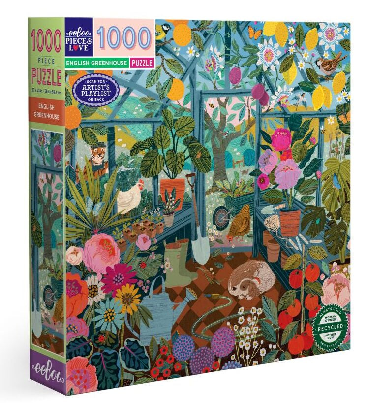 Eeboo Puzzle - English Greenhouse