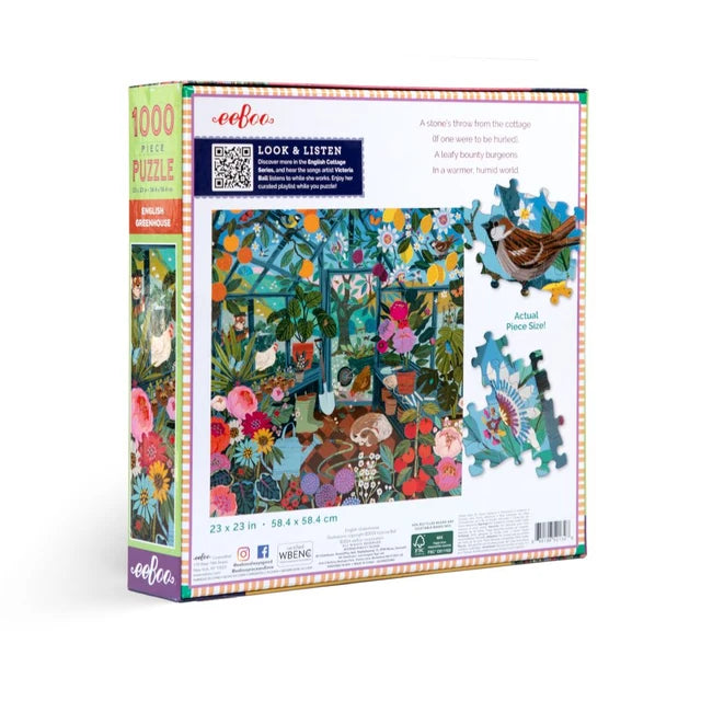 Eeboo Puzzle - English Greenhouse