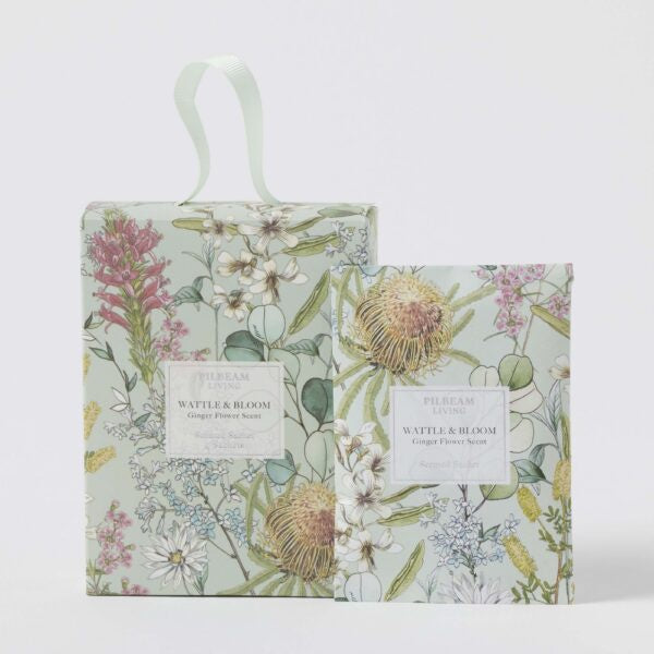 Pilbeam Living Wattle & Bloom Scented Sachets Set/4