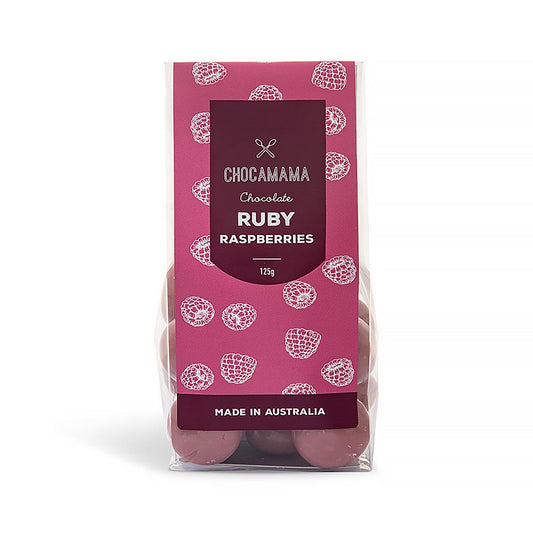 Chocamama Ruby Raspberries 125g