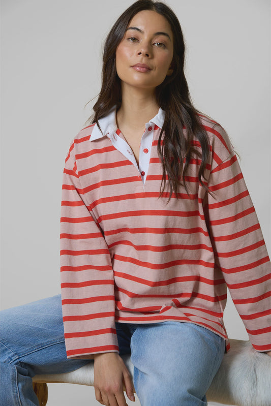 Stella + Gemma Essentials Polo Top