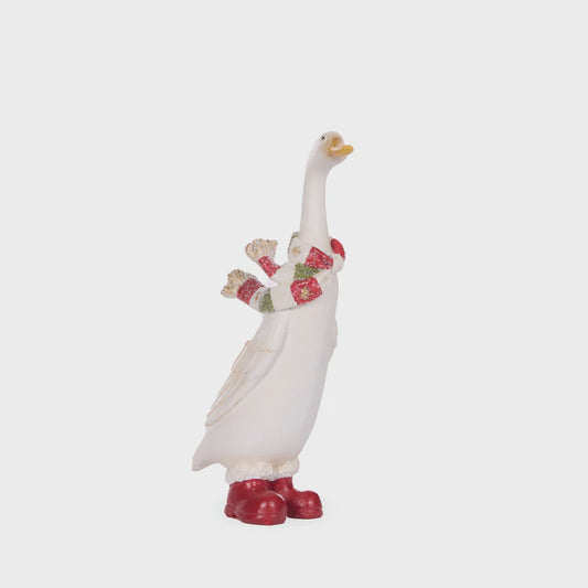 Holly & Ivy Mini Festive Duck With Scarf