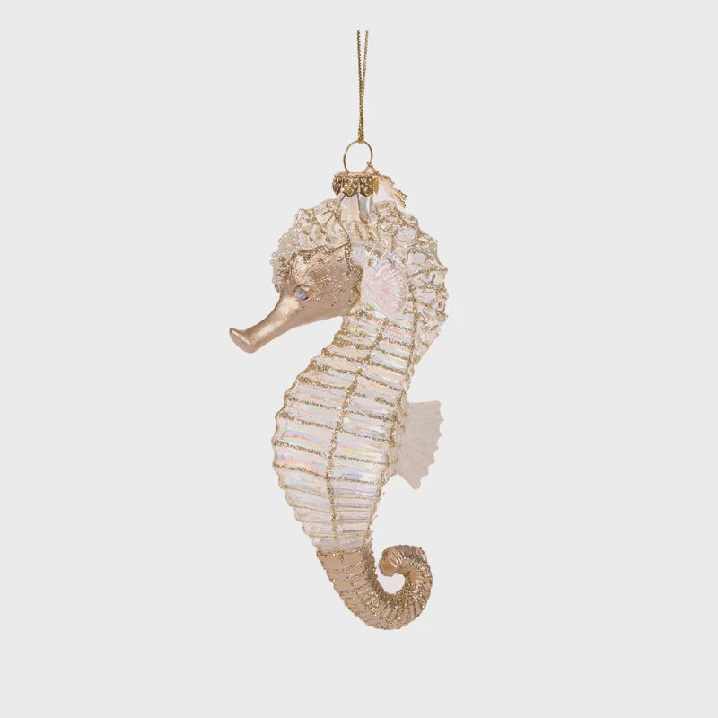Holly & Ivy Seahorse Ornament