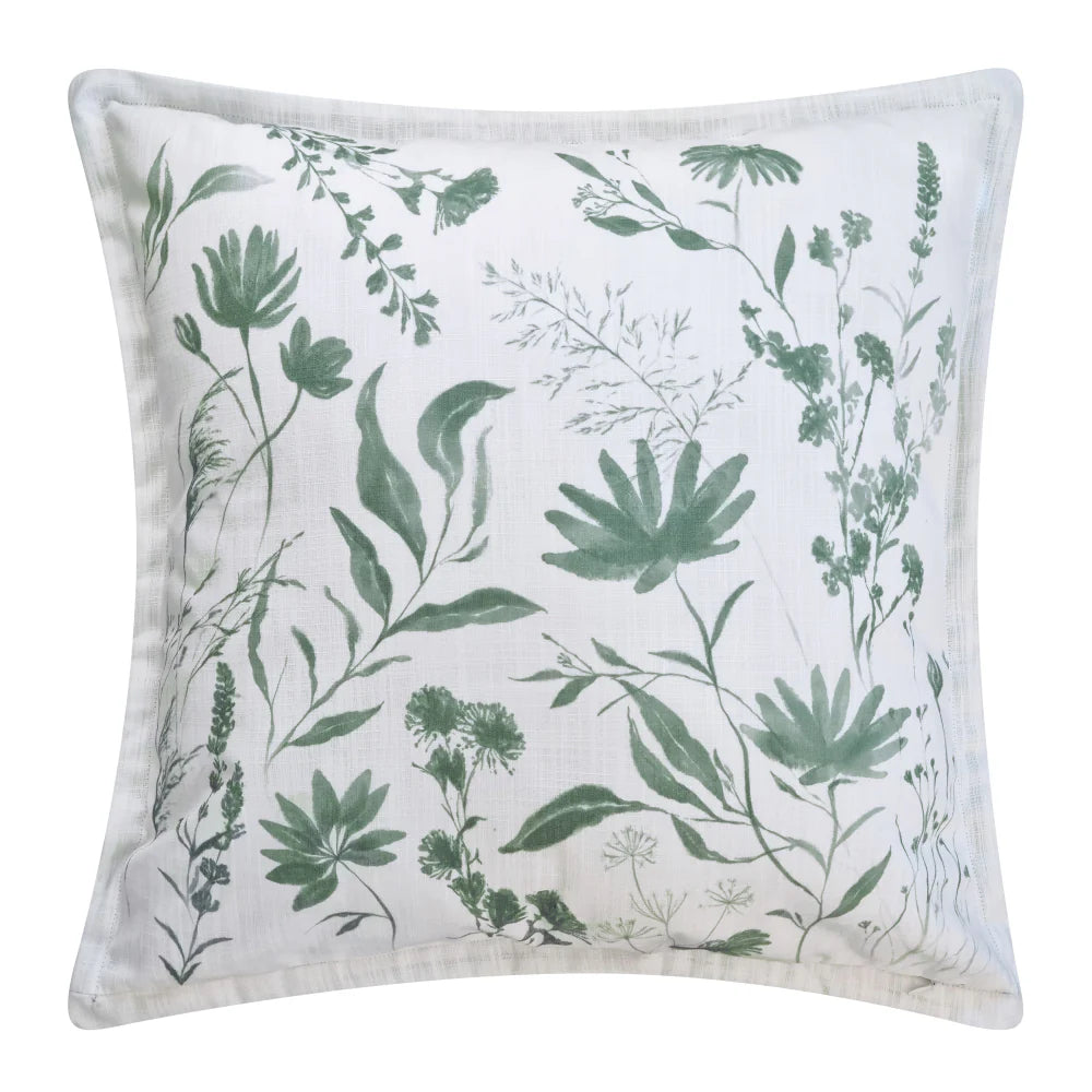 j.elliot Florence Cushion Forest/Ivory