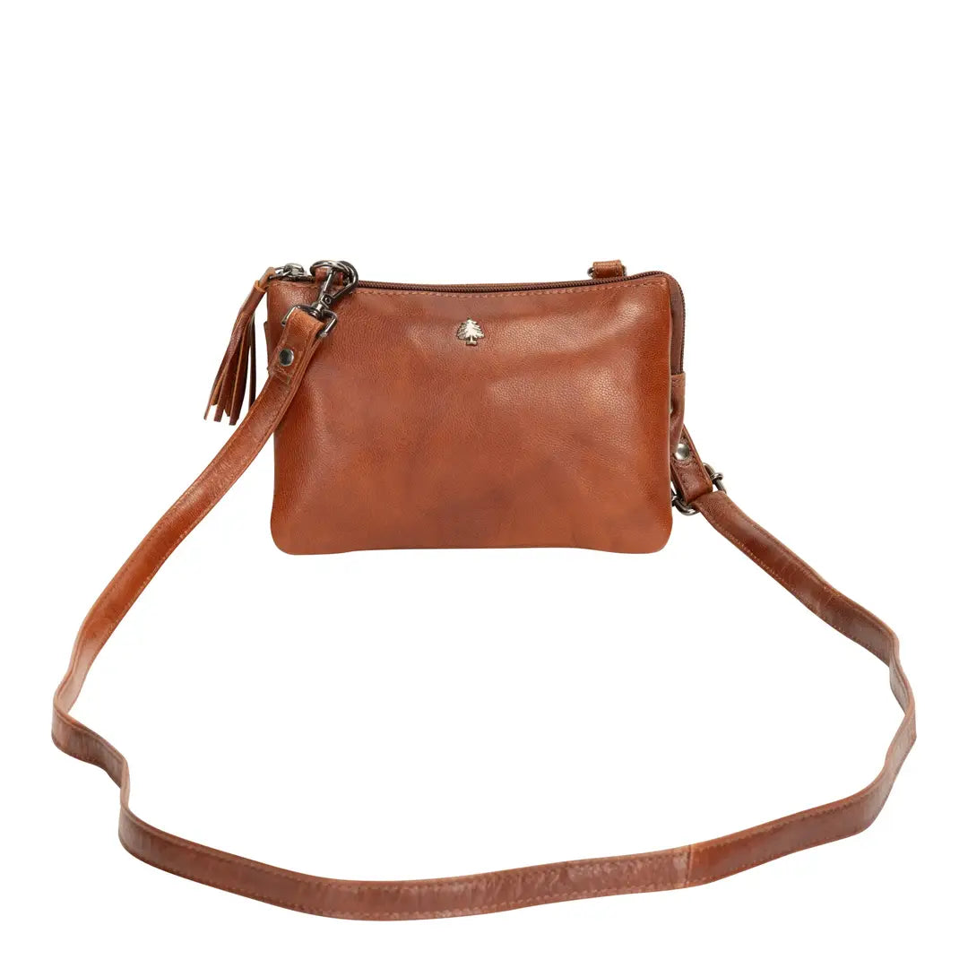 Greenwood Leather Shoulder Bag Ellie - Camel