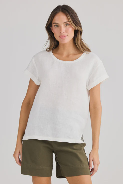 Holiday Captain Tee Linen