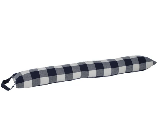 Coast to Coast Home Bobby Gingham Draught Stop 83 x 15cm Navy