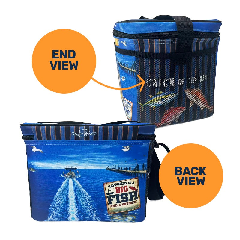Lisa Pollock Cooler Bag - Fishing & Beer