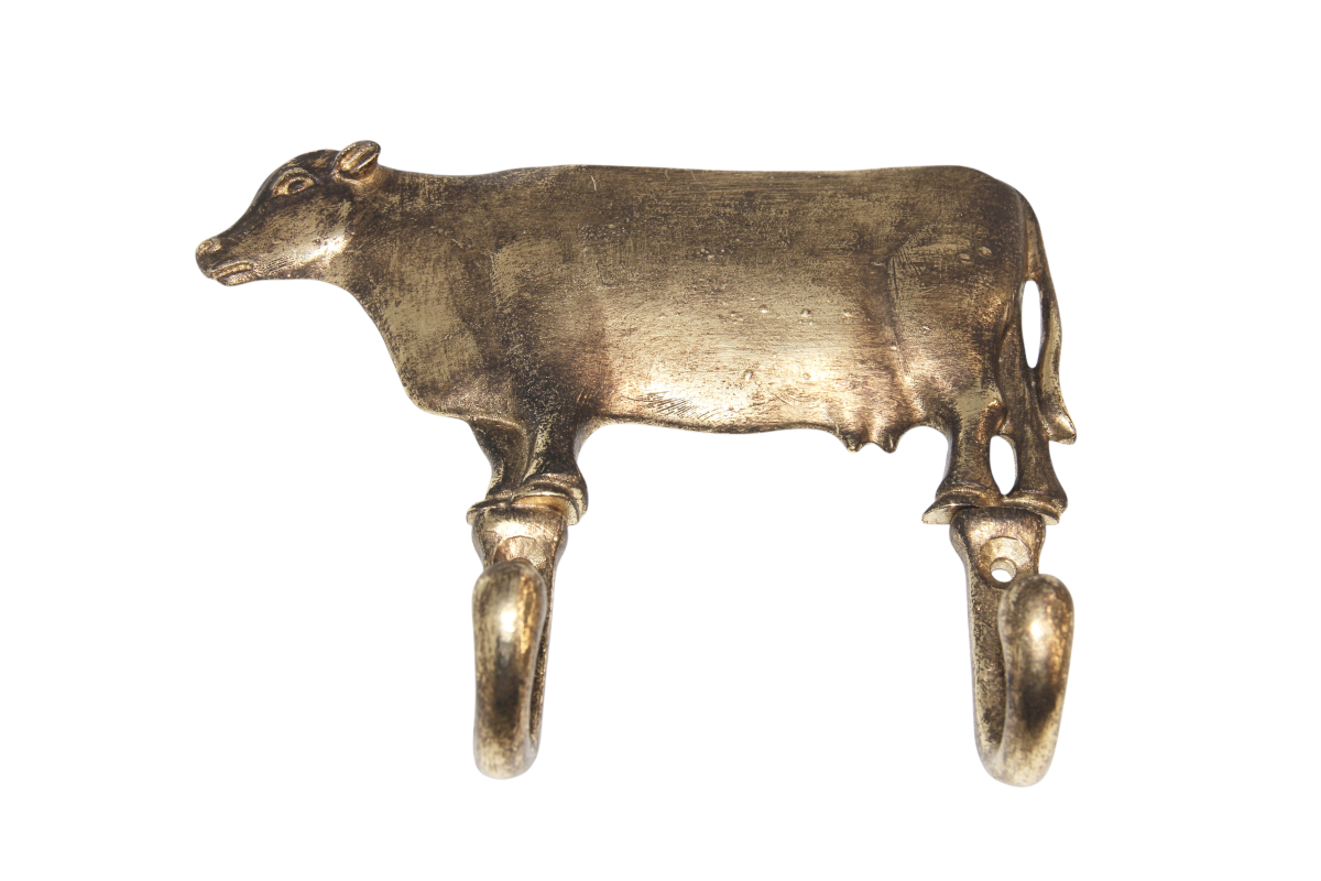 DWBH Pewter Hook Cow