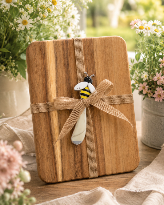Yellow Rock Board & Knife Set
