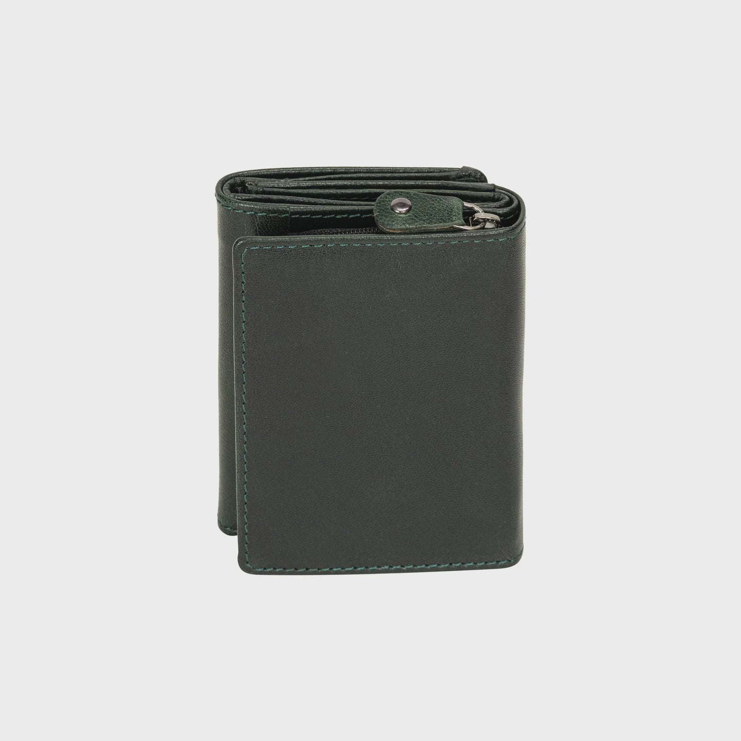 Greenwood Leather The Harvest Wallet - Bottle Green