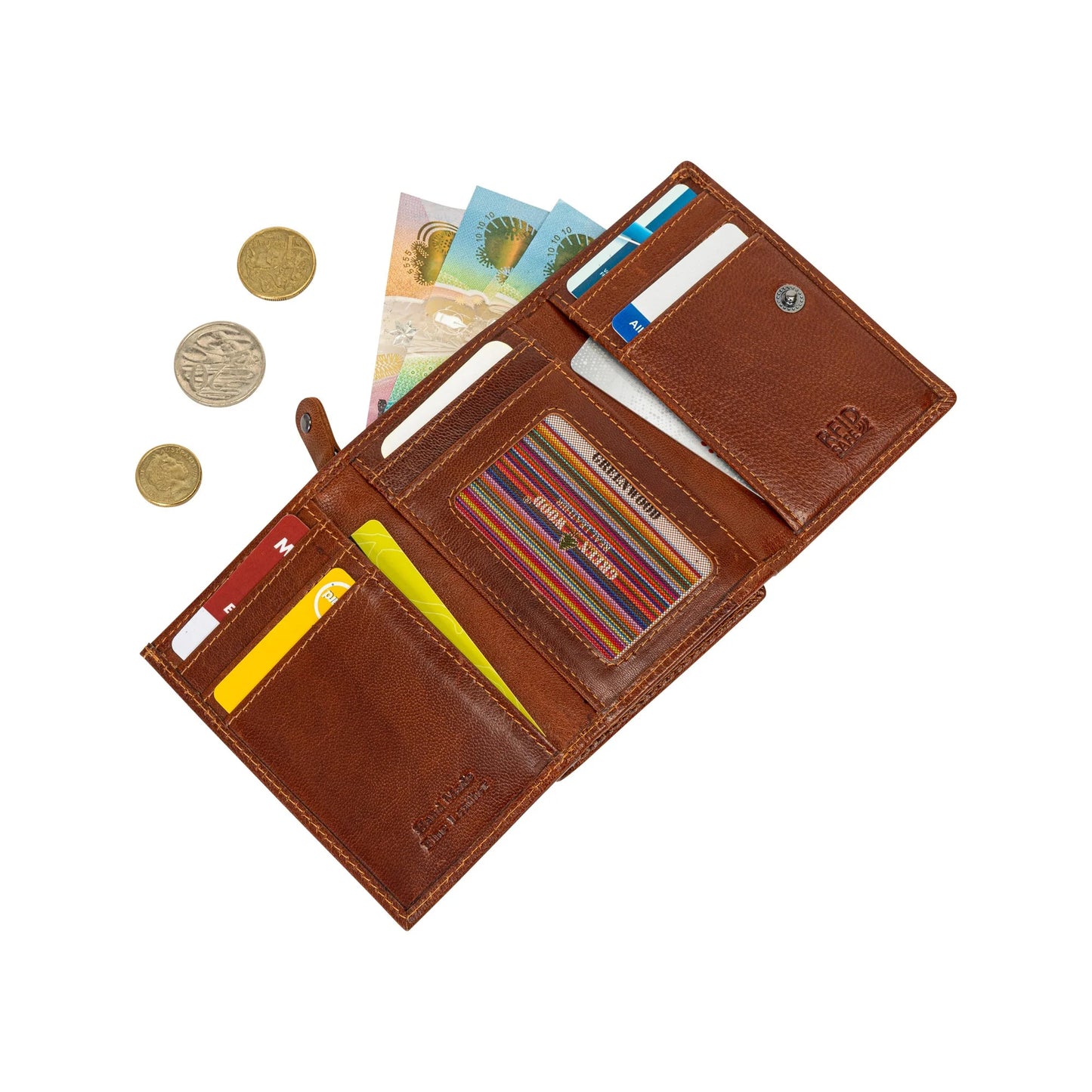 Greenwood Leather The Harvest Wallet - Camel