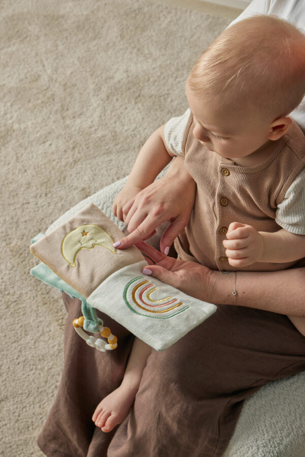 Jiggle & Giggle Hugglies Teddy Bear Activity Fabric Book